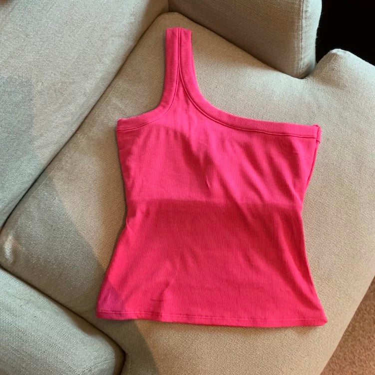 Isla One Shoulder Built-In Bra Camisole